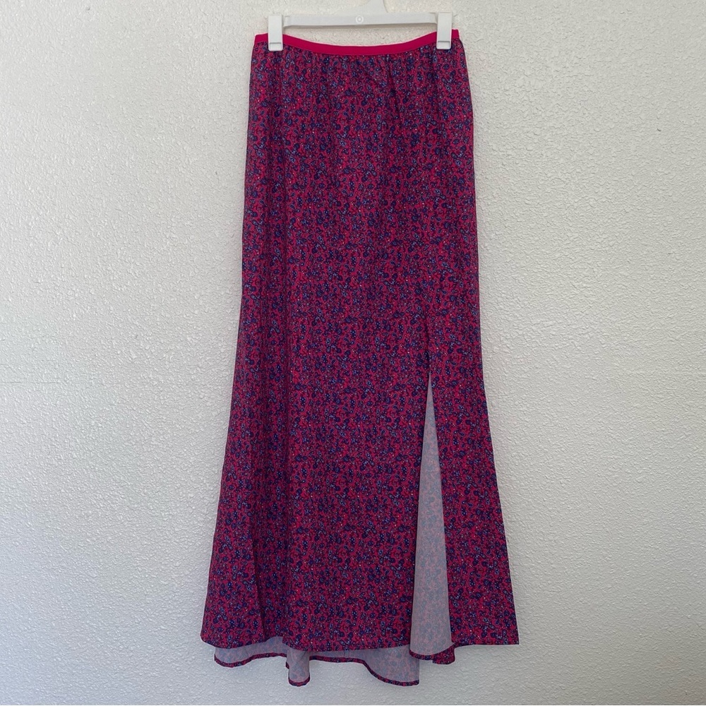 French Connection‎ New Size 0 Verona Ditsy Floral Crepe Printed Midi Skirt